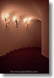 europe, illuminated, italy, sardinia, stairs, su gologone, vertical, photograph