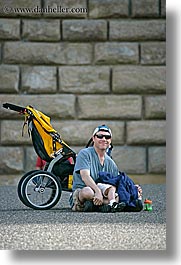 dans, europe, florence, italy, men, people, sitting, stroller, tuscany, vertical, photograph