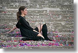 europe, florence, for, horizontal, italy, people, posing, sitting, tuscany, womens, photograph