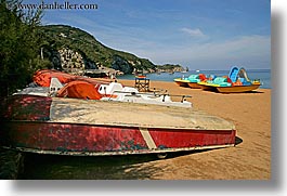 beaches, boats, colorful, europe, horizontal, isola giglio, italy, towns, tuscany, photograph
