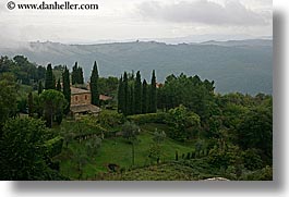 europe, horizontal, italy, montalcino, overlook, scenics, towns, tuscany, photograph