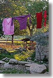 europe, hangings, italy, laundry, poderi di coiano, towns, tuscany, vertical, photograph