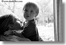 babies, black and white, boys, childrens, europe, horizontal, italy, jacks, jills, mothers, poderi di coiano, toddlers, towns, tuscany, windows, womens, photograph