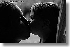 babies, black and white, boys, childrens, europe, horizontal, italy, jack and jill, kissing, mothers, poderi di coiano, toddlers, towns, tuscany, womens, photograph