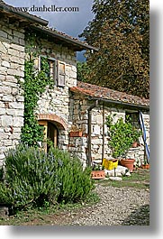 europe, houses, italy, poderi di coiano, stones, towns, tuscany, vertical, photograph
