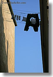 europe, hangings, italy, laundry, populonia, towns, tuscany, vertical, photograph