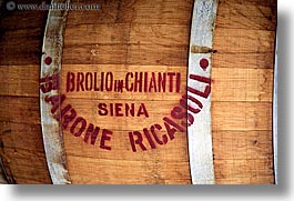 barrels, chianti, europe, horizontal, italy, red wine, siena, towns, tuscany, woods, photograph