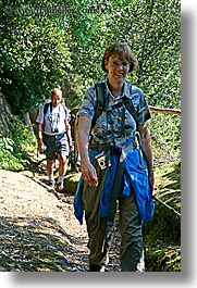 dale, europe, hiking, italy, jan, people, tourists, tuscany, vertical, womens, photograph