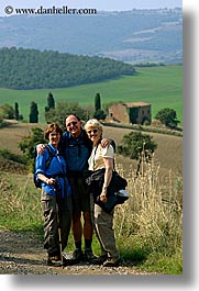 dale, europe, happy, italy, jan, men, people, sandy, steve, tourists, tuscany, vertical, womens, photograph