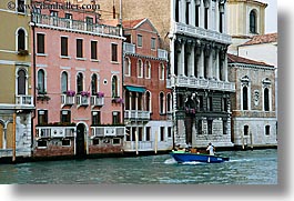 canals, europe, horizontal, hotels, italy, poles, rivers, venecia, venezia, venice, photograph