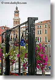 europe, flowers, italy, venecia, venezia, venice, vertical, photograph