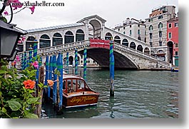 boats, bridge, europe, horizontal, italy, rialto, rialto bridge, venecia, venezia, venice, photograph