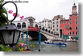 bridge, europe, horizontal, italy, lanterns, rialto, rialto bridge, venecia, venezia, venice, photograph