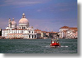 boats, europe, horizontal, italy, red, venecia, venezia, venice, water views, photograph