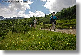 activities, europe, hikers, hiking, horizontal, mountains, nature, paths, people, poland, photograph