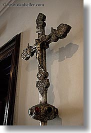 arts, crosses, europe, handle, jesus, krakow, poland, sword, vertical, photograph