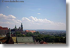 christian, churches, citscape, clouds, europe, horizontal, krakow, nature, poland, religious, sky, photograph