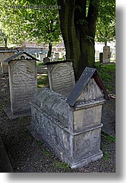 cemetary, europe, gravestones, jewish, jewish quarter, krakow, poland, rehmu, religious, vertical, photograph