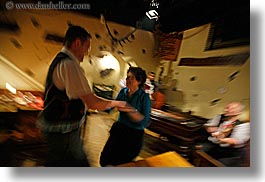 artists, couples, dancing, europe, gypsy music, horizontal, men, motion blur, music, musicians, people, slovakia, womens, photograph