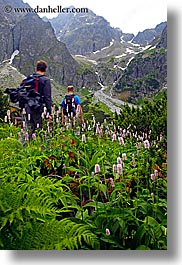 europe, hikers, mountains, slovakia, vertical, photograph