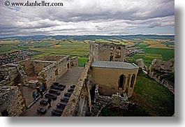 castles, clouds, down, europe, horizontal, materials, nature, sky, slovakia, spis castle, stones, views, photograph