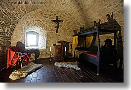 bedrooms, europe, horizontal, materials, medieval, slovakia, spis castle, stones, photograph