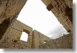 architectural ruins, europe, horizontal, materials, slovakia, spis castle, stones, upview, photograph