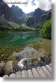 europe, lakes, mountains, slovakia, vertical, water, photograph