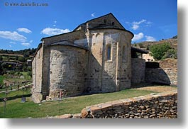 ancient, churches, estamariu, europe, horizontal, spain, photograph