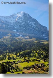 eiger, europe, faces, grindelwald, mountains, nature, north, snowcaps, switzerland, vertical, photograph