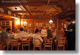 dining, europe, groups, horizontal, kandersteg, switzerland, wald hotel doldenhorn, photograph