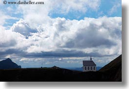 churches, clouds, europe, horizontal, lucerne, mountains, mt pilatus, nature, sky, switzerland, photograph