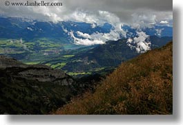 clouds, europe, horizontal, lucerne, mt pilatus, nature, sky, switzerland, valley, views, photograph