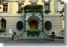 entry, europe, flowers, horizontal, lucerne, ornate, switzerland, towns, photograph