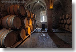 barrels, chateau de chillon, europe, horizontal, montreaux, switzerland, wines, photograph