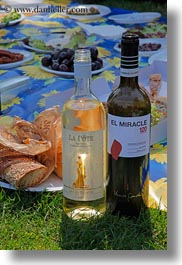europe, montreaux, picnic, setting, switzerland, vertical, wines, photograph