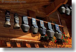 bells, cows, europe, horizontal, houses, murren, switzerland, photograph