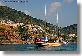 boats, cevri hasan, europe, gulet, horizontal, schooner, sunny, turkeys, photograph