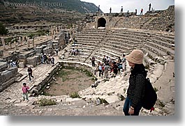 architectural ruins, ephesus, europe, horizontal, odeion, turkeys, womens, photograph
