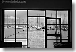 abstracts, black and white, europe, finike, harbor, horizontal, turkeys, photograph