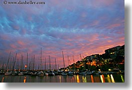 boats, dusk, europe, finike, harbor, horizontal, long exposure, sunsets, turkeys, photograph