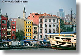 buildings, cityscapes, europe, ferry, horizontal, istanbul, turkeys, photograph