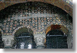 ancient, europe, frescos, hagia sophia church, horizontal, istanbul, turkeys, photograph