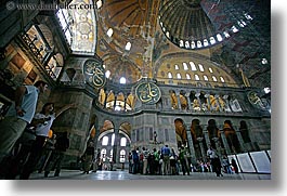 europe, hagia sophia church, horizontal, istanbul, looking, tourists, turkeys, photograph