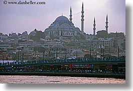 cami, europe, horizontal, istanbul, mosques, rivers, suleymaniye, turkeys, photograph
