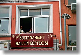 europe, horizontal, istanbul, men, people, turkeys, windows, photograph