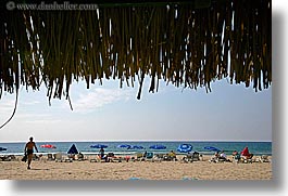 beaches, europe, horizontal, kalkan, roofs, straws, turkeys, photograph