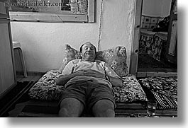 black and white, europe, horizontal, kalkan, lounging, men, self-portrait, turkeys, photograph