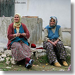 europe, kalkan, square format, turkeys, turkish, womens, photograph