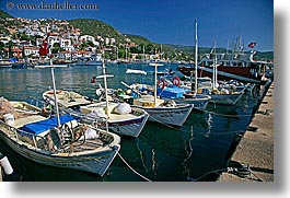 boats, europe, harbor, horizontal, kas, turkeys, water, photograph